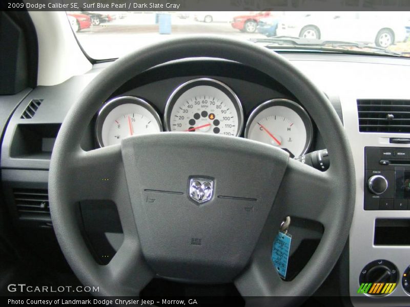 Surf Blue Pearl / Dark Slate Gray 2009 Dodge Caliber SE