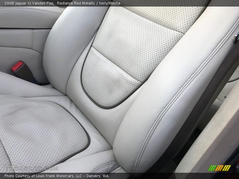 Radiance Red Metallic / Ivory/Mocha 2008 Jaguar XJ Vanden Plas