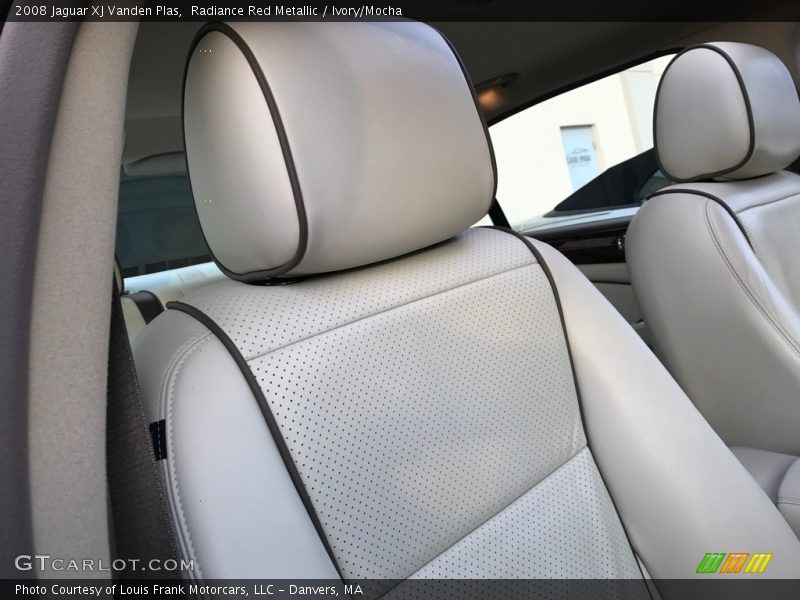 Radiance Red Metallic / Ivory/Mocha 2008 Jaguar XJ Vanden Plas