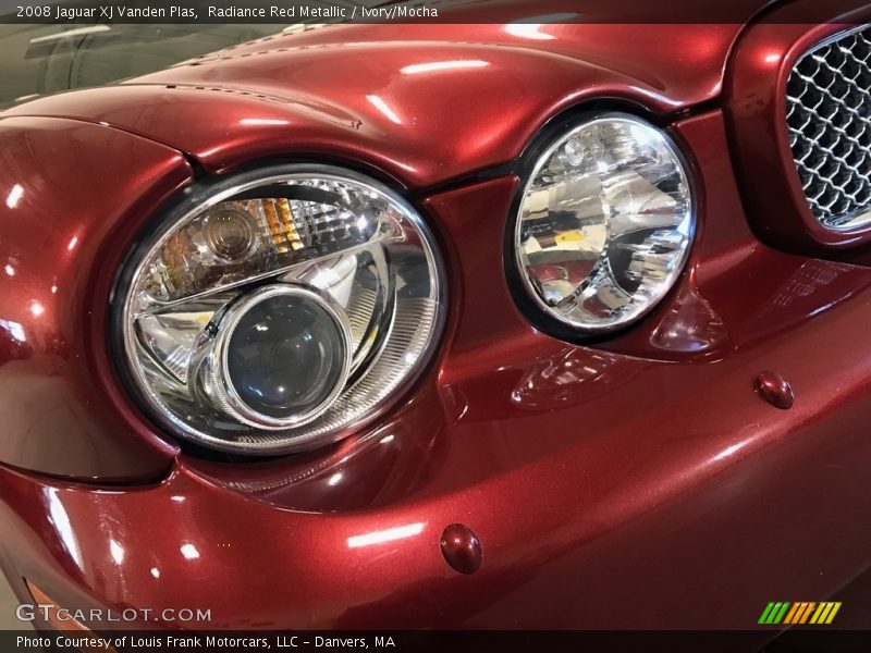Radiance Red Metallic / Ivory/Mocha 2008 Jaguar XJ Vanden Plas