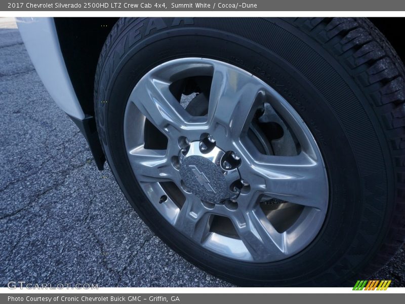 Summit White / Cocoa/­Dune 2017 Chevrolet Silverado 2500HD LTZ Crew Cab 4x4