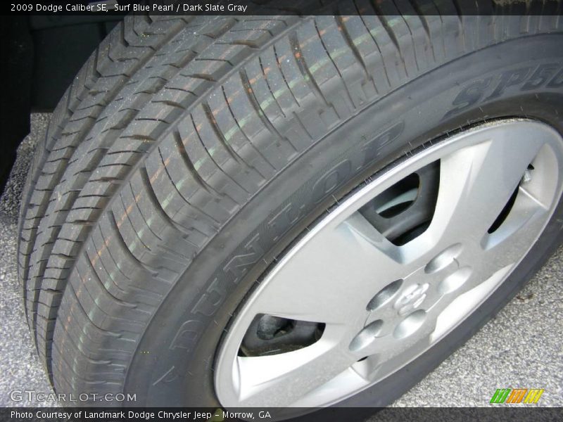 Surf Blue Pearl / Dark Slate Gray 2009 Dodge Caliber SE