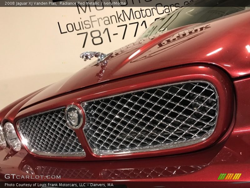 Radiance Red Metallic / Ivory/Mocha 2008 Jaguar XJ Vanden Plas