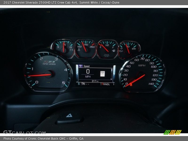 Summit White / Cocoa/­Dune 2017 Chevrolet Silverado 2500HD LTZ Crew Cab 4x4