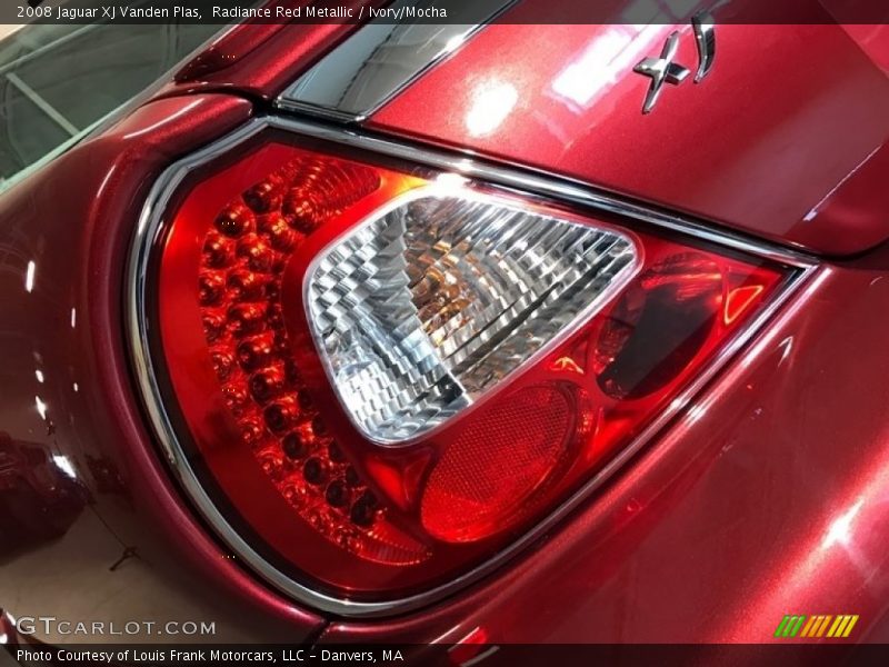 Radiance Red Metallic / Ivory/Mocha 2008 Jaguar XJ Vanden Plas