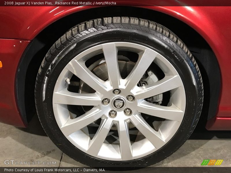 Radiance Red Metallic / Ivory/Mocha 2008 Jaguar XJ Vanden Plas