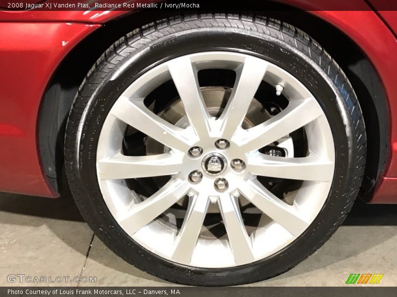 Radiance Red Metallic / Ivory/Mocha 2008 Jaguar XJ Vanden Plas