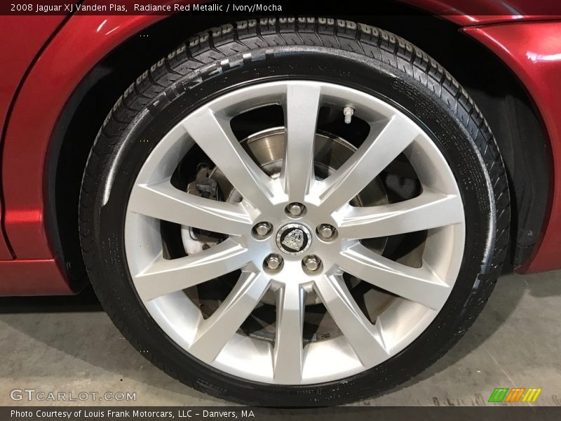 Radiance Red Metallic / Ivory/Mocha 2008 Jaguar XJ Vanden Plas