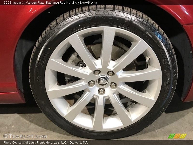 Radiance Red Metallic / Ivory/Mocha 2008 Jaguar XJ Vanden Plas