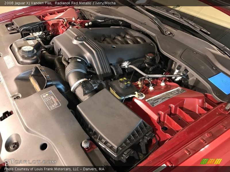 Radiance Red Metallic / Ivory/Mocha 2008 Jaguar XJ Vanden Plas