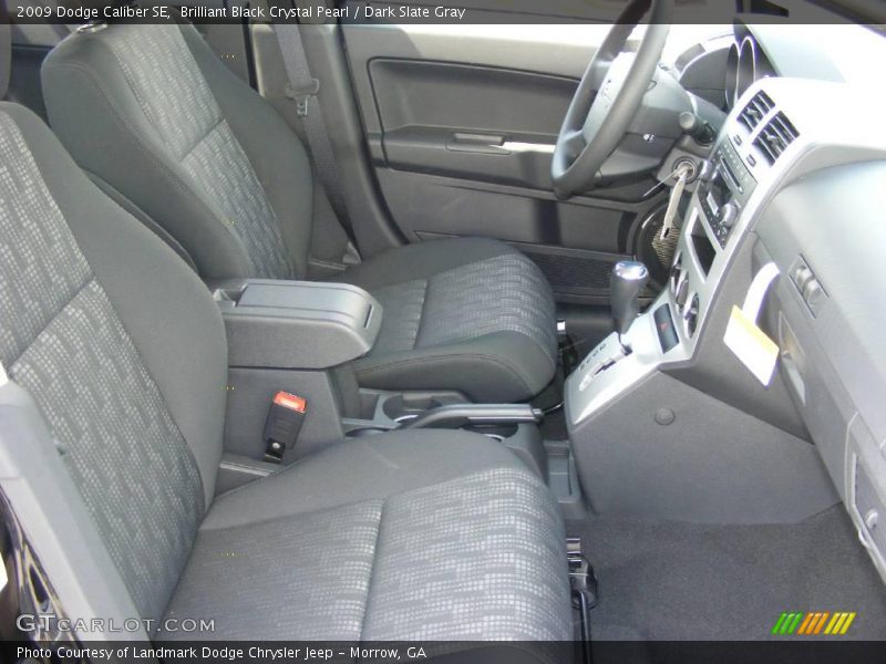 Brilliant Black Crystal Pearl / Dark Slate Gray 2009 Dodge Caliber SE