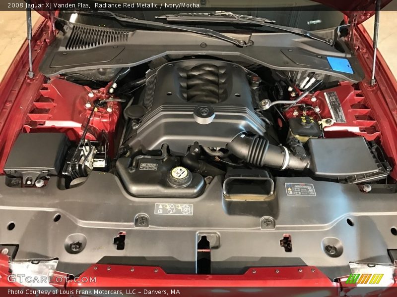 Radiance Red Metallic / Ivory/Mocha 2008 Jaguar XJ Vanden Plas