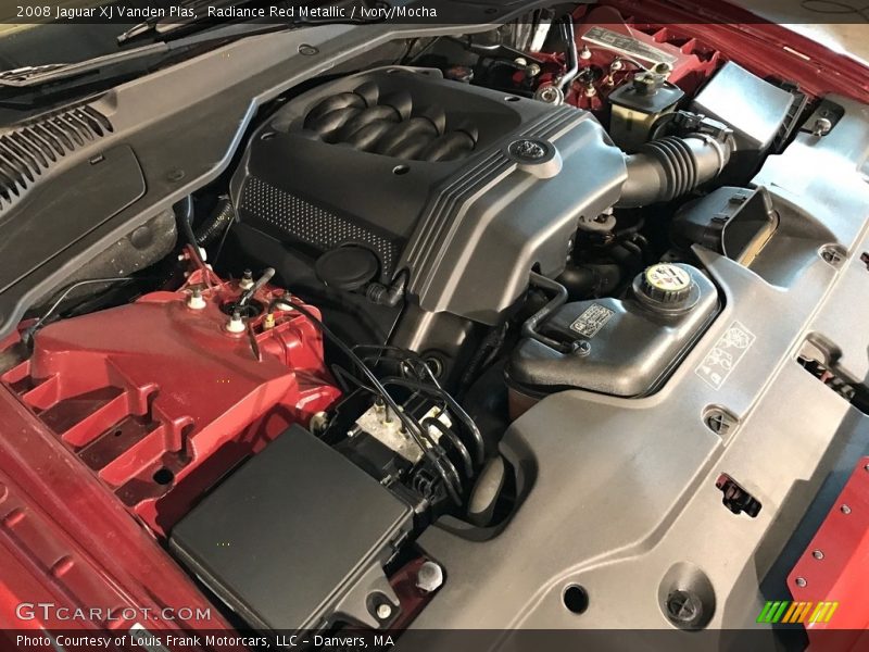 Radiance Red Metallic / Ivory/Mocha 2008 Jaguar XJ Vanden Plas