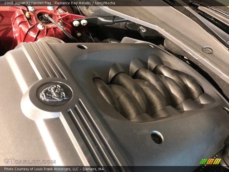 Radiance Red Metallic / Ivory/Mocha 2008 Jaguar XJ Vanden Plas