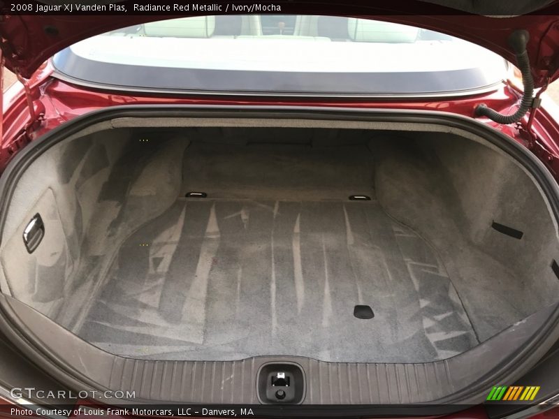 Radiance Red Metallic / Ivory/Mocha 2008 Jaguar XJ Vanden Plas