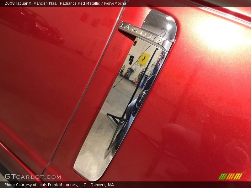 Radiance Red Metallic / Ivory/Mocha 2008 Jaguar XJ Vanden Plas