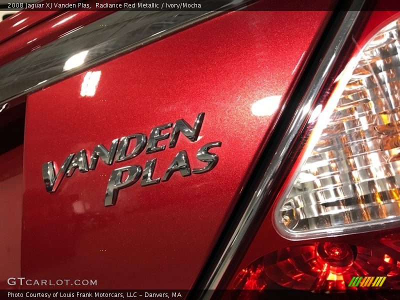 Radiance Red Metallic / Ivory/Mocha 2008 Jaguar XJ Vanden Plas
