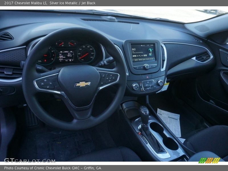 Silver Ice Metallic / Jet Black 2017 Chevrolet Malibu LS