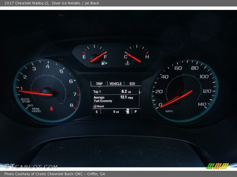 Silver Ice Metallic / Jet Black 2017 Chevrolet Malibu LS