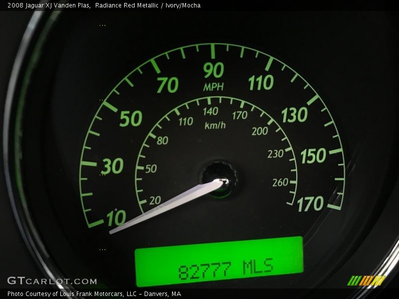 Radiance Red Metallic / Ivory/Mocha 2008 Jaguar XJ Vanden Plas