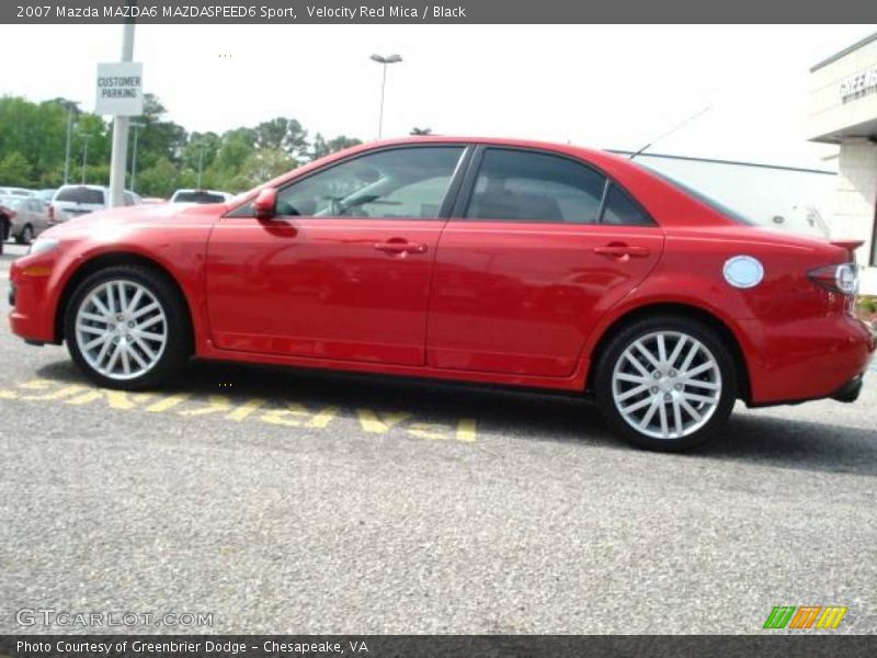 Velocity Red Mica / Black 2007 Mazda MAZDA6 MAZDASPEED6 Sport