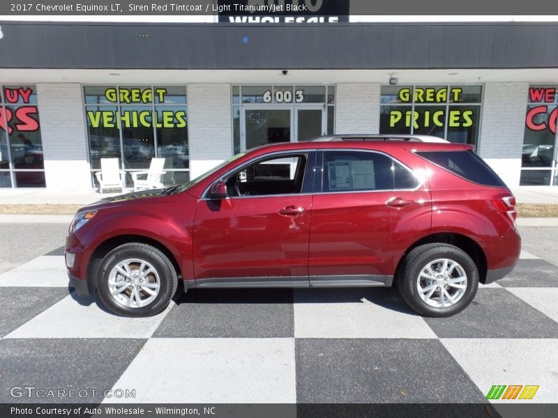 Siren Red Tintcoat / Light Titanium/Jet Black 2017 Chevrolet Equinox LT