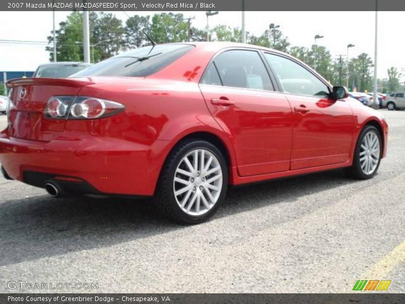 Velocity Red Mica / Black 2007 Mazda MAZDA6 MAZDASPEED6 Sport