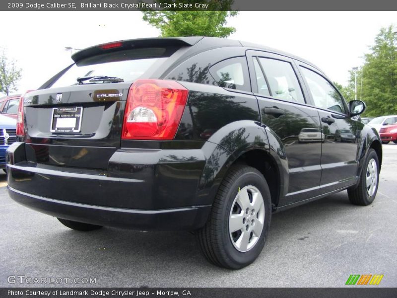 Brilliant Black Crystal Pearl / Dark Slate Gray 2009 Dodge Caliber SE