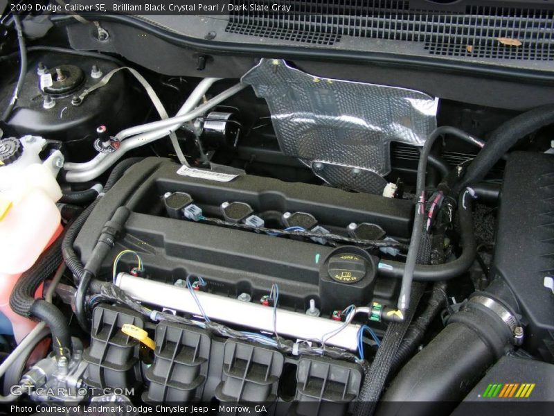 Brilliant Black Crystal Pearl / Dark Slate Gray 2009 Dodge Caliber SE