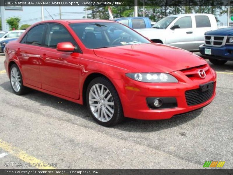 Velocity Red Mica / Black 2007 Mazda MAZDA6 MAZDASPEED6 Sport