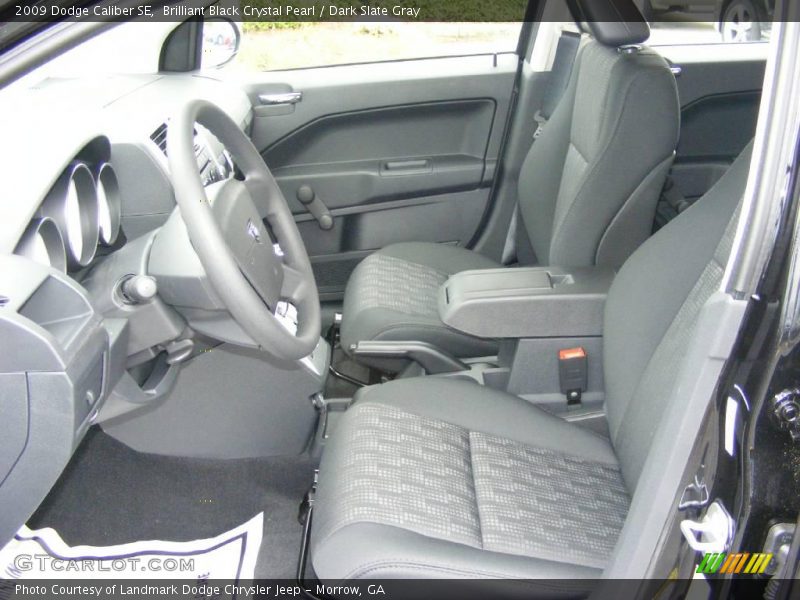 Brilliant Black Crystal Pearl / Dark Slate Gray 2009 Dodge Caliber SE