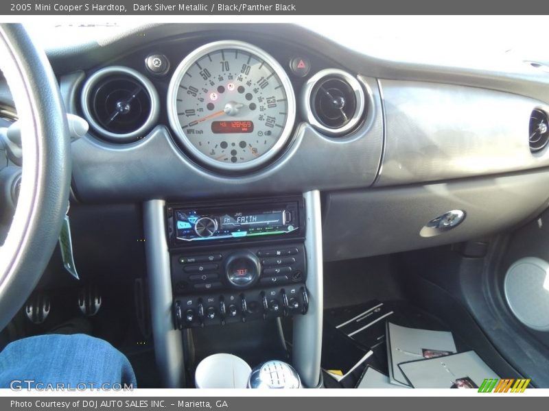 Dark Silver Metallic / Black/Panther Black 2005 Mini Cooper S Hardtop