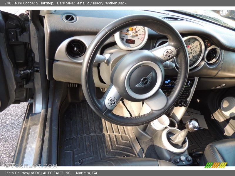 Dark Silver Metallic / Black/Panther Black 2005 Mini Cooper S Hardtop
