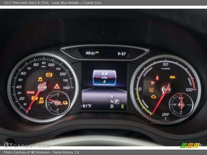  2017 B 250e 250e Gauges