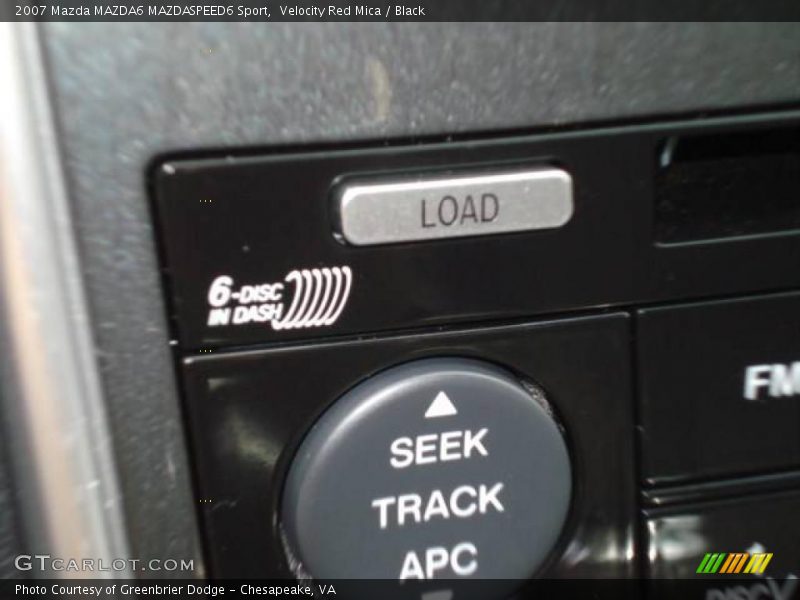 Velocity Red Mica / Black 2007 Mazda MAZDA6 MAZDASPEED6 Sport