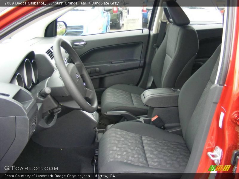 Sunburst Orange Pearl / Dark Slate Gray 2009 Dodge Caliber SE