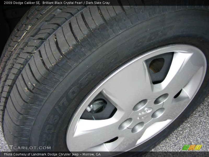 Brilliant Black Crystal Pearl / Dark Slate Gray 2009 Dodge Caliber SE