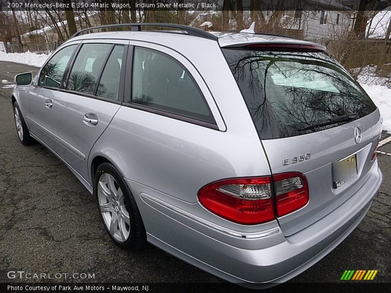 Iridium Silver Metallic / Black 2007 Mercedes-Benz E 350 4Matic Wagon