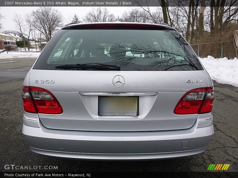 Iridium Silver Metallic / Black 2007 Mercedes-Benz E 350 4Matic Wagon