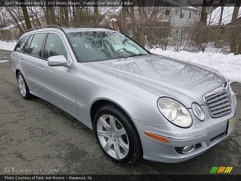 Iridium Silver Metallic / Black 2007 Mercedes-Benz E 350 4Matic Wagon