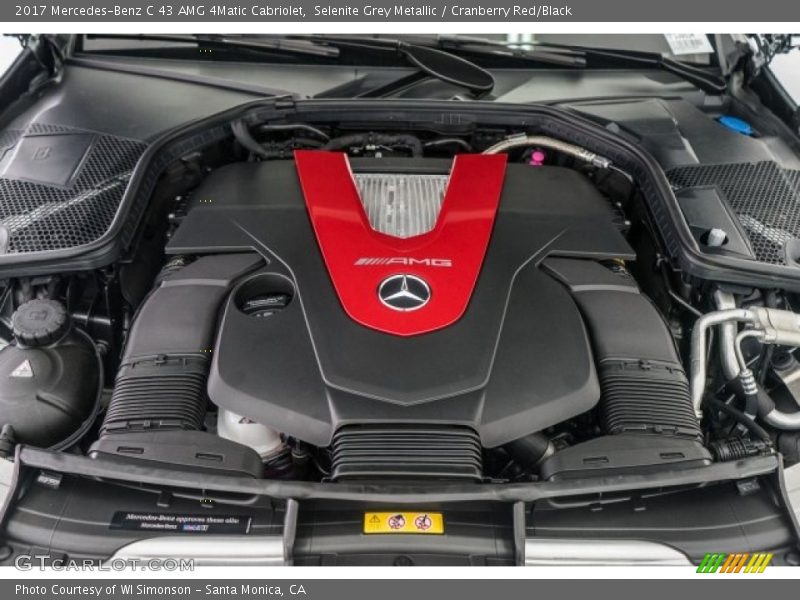  2017 C 43 AMG 4Matic Cabriolet Engine - 3.0 Liter AMG DI biturbo DOHC 24-Valve VVT V6