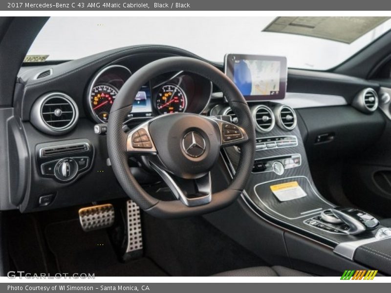 Dashboard of 2017 C 43 AMG 4Matic Cabriolet