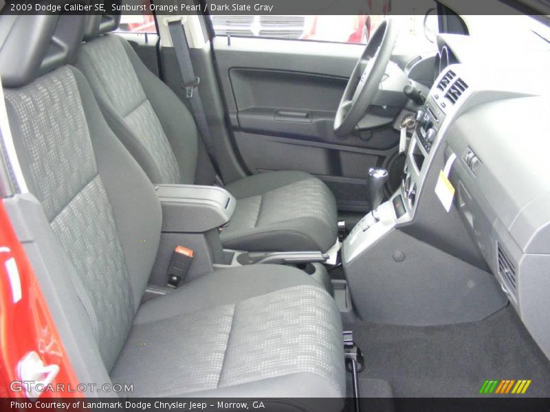 Sunburst Orange Pearl / Dark Slate Gray 2009 Dodge Caliber SE