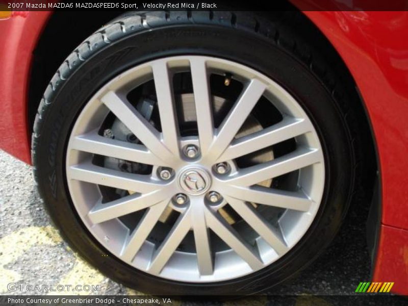 Velocity Red Mica / Black 2007 Mazda MAZDA6 MAZDASPEED6 Sport