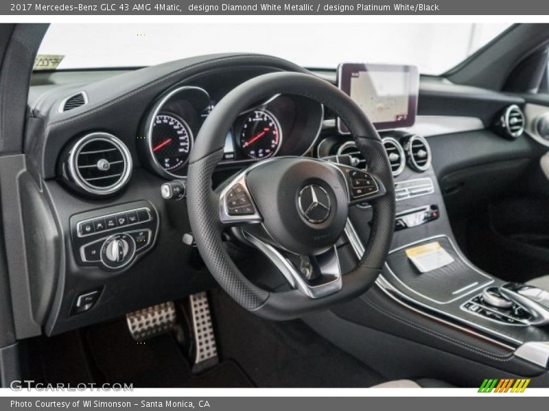 designo Diamond White Metallic / designo Platinum White/Black 2017 Mercedes-Benz GLC 43 AMG 4Matic