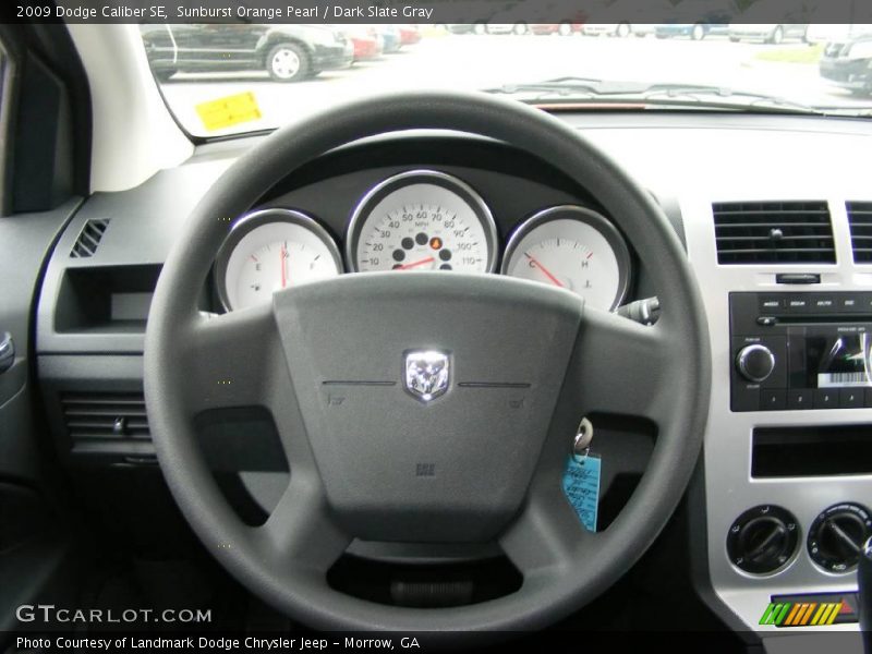 Sunburst Orange Pearl / Dark Slate Gray 2009 Dodge Caliber SE