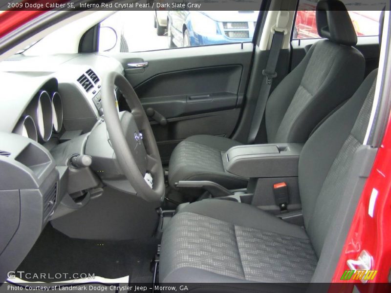 Inferno Red Crystal Pearl / Dark Slate Gray 2009 Dodge Caliber SE