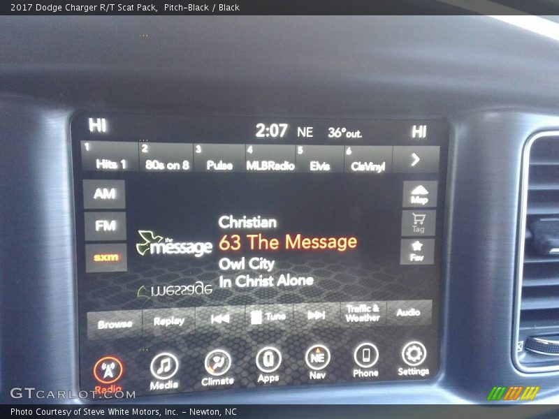 Pitch-Black / Black 2017 Dodge Charger R/T Scat Pack