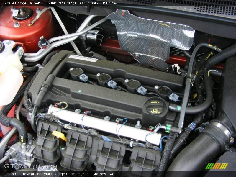 Sunburst Orange Pearl / Dark Slate Gray 2009 Dodge Caliber SE