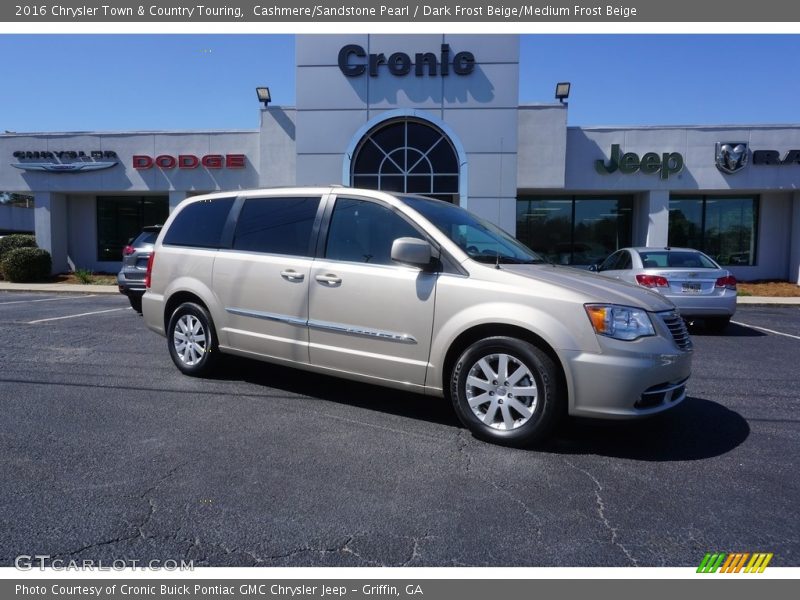 Cashmere/Sandstone Pearl / Dark Frost Beige/Medium Frost Beige 2016 Chrysler Town & Country Touring